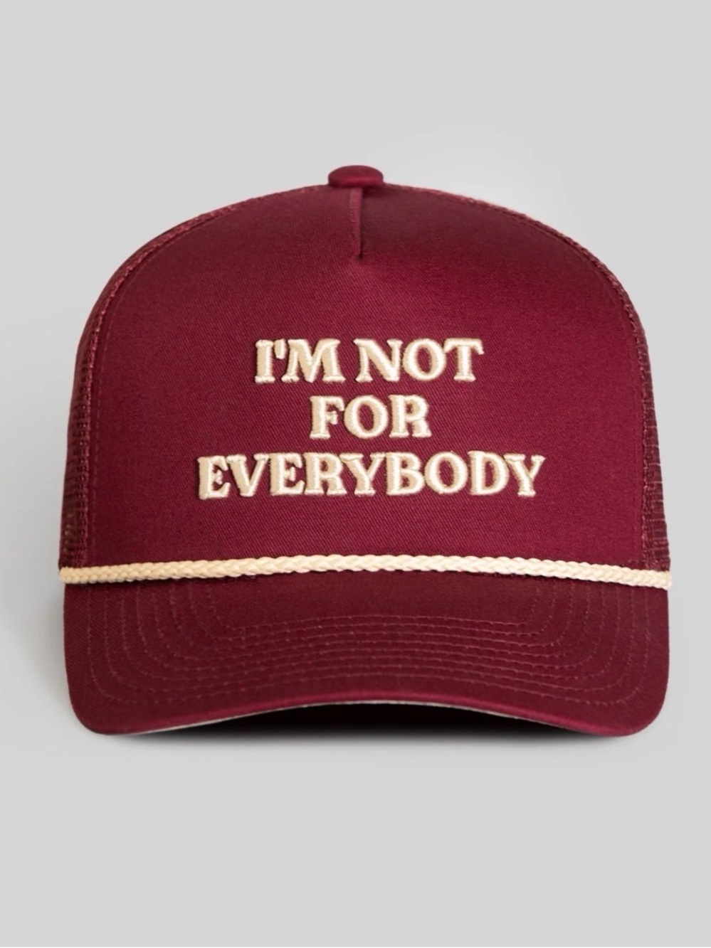 Field Grade 'I'm Not For Everybody' Trucker Hat